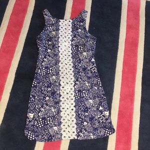 Navy and White Lilly Pulitzer Dress